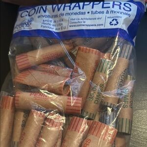 Coin Wrappers Assorted Colors